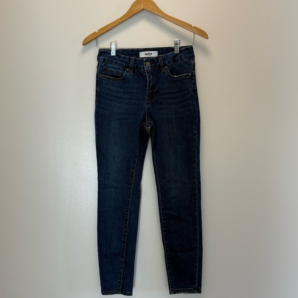 Mid-Rise Indigo Skinny Jeans